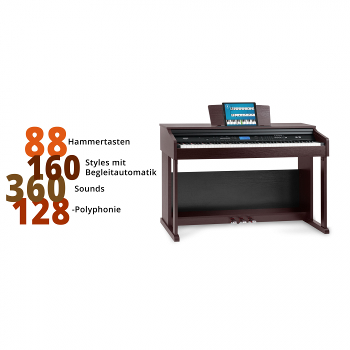 Pian digital FunKey DP-2688A Maro Mat [6]