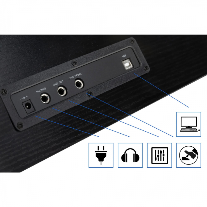 Pian digital FunKey DP-61 III Negru [9]