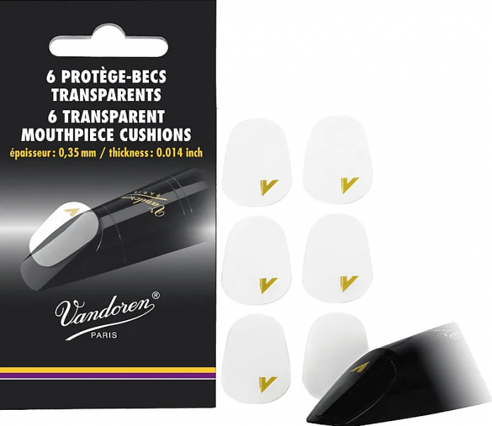 Plasture pentru mustiuc Vandoren Mouthpiece Cushions 0,35 mm transparent [3]