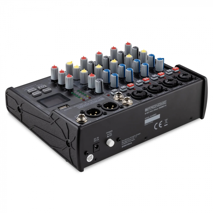 Pronomic B-603 Mini Mixer Bluetooth USB Recording [8]