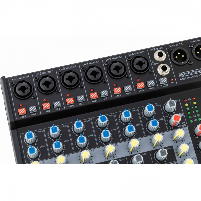 Pronomic B-803 Mini Mixer Bluetooth USB Recording [7]