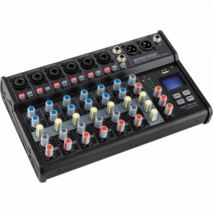 Pronomic B-803 Mini Mixer Bluetooth USB Recording [3]
