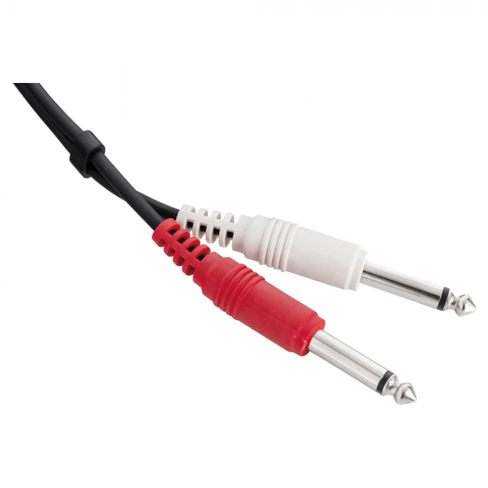 Pronomic Stage JM2JS-6m cablu Y negativ jack 3.5 stereo - 2x jack 6.3 mono [3]