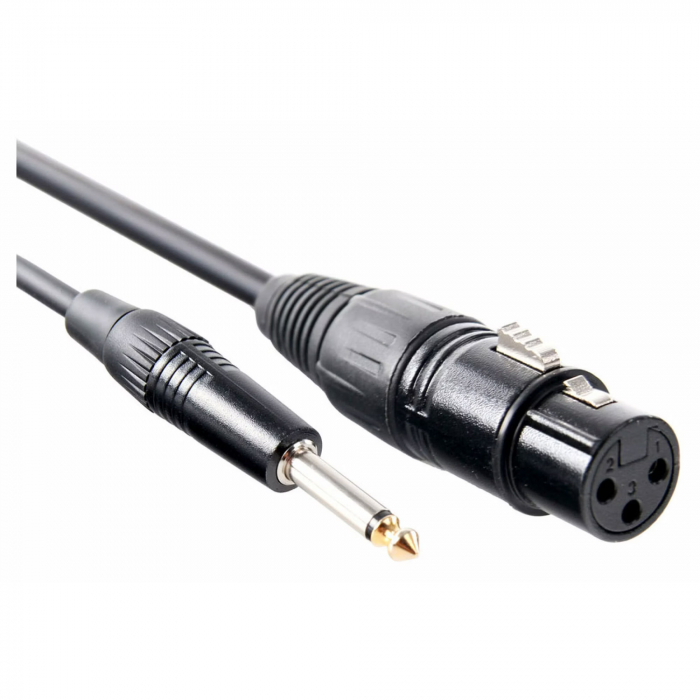 Pronomic stage XFJ-10 Cablu microfon XLR-jack 6.3 mono [2]