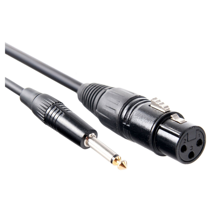 Pronomic stage XFJ-5 Cablu microfon XLR-jack 6.3 mono [2]