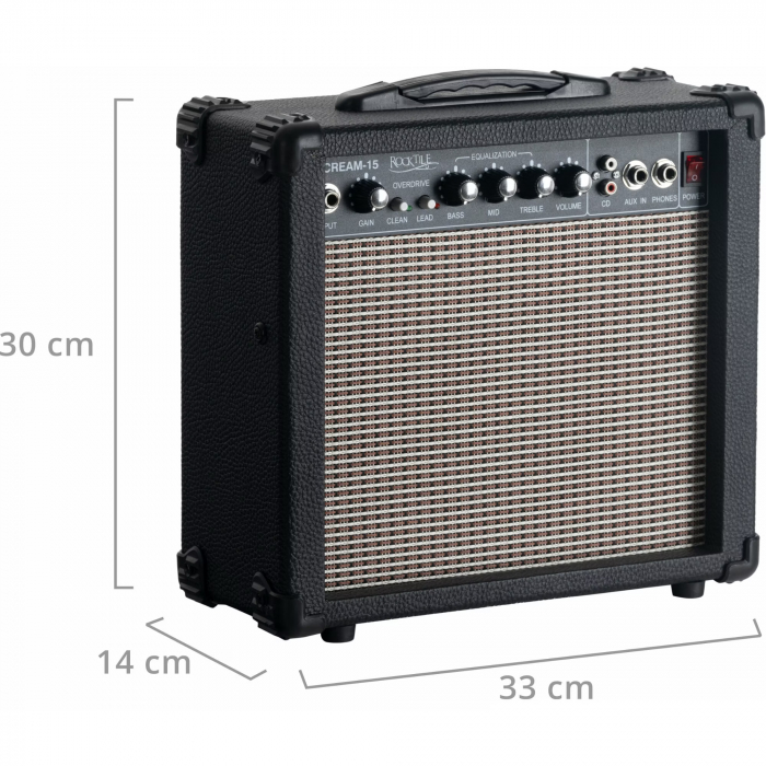 Rocktile Scream 15 Mini Amplificator Chitara Combo [11]