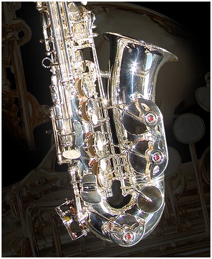 Saxofon Alto Karl Glaser® Argintiu Vintage DEMO [8]