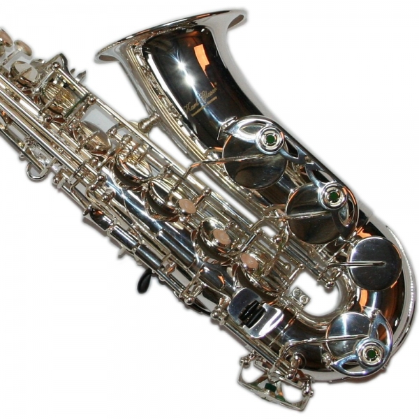 Saxofon Alto Karl Glaser® Argintiu Vintage DEMO [2]