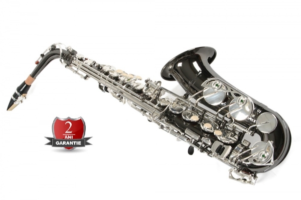 Saxofon Alto Karl Glaser® NEGRU+ARGINTIU Black&Silver [9]