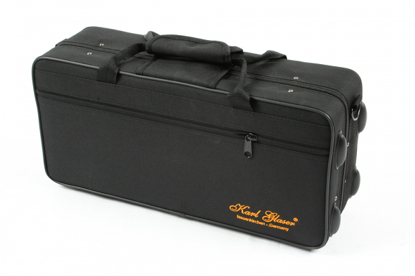 Saxofon Sopran curbat Karl Glaser® Sopranina Negru+clape Argintii Black&Silver Saxophone [6]