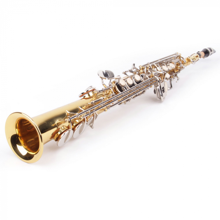 Saxofon Sopran drept Karl Glaser AURIU & clape argintii [3]