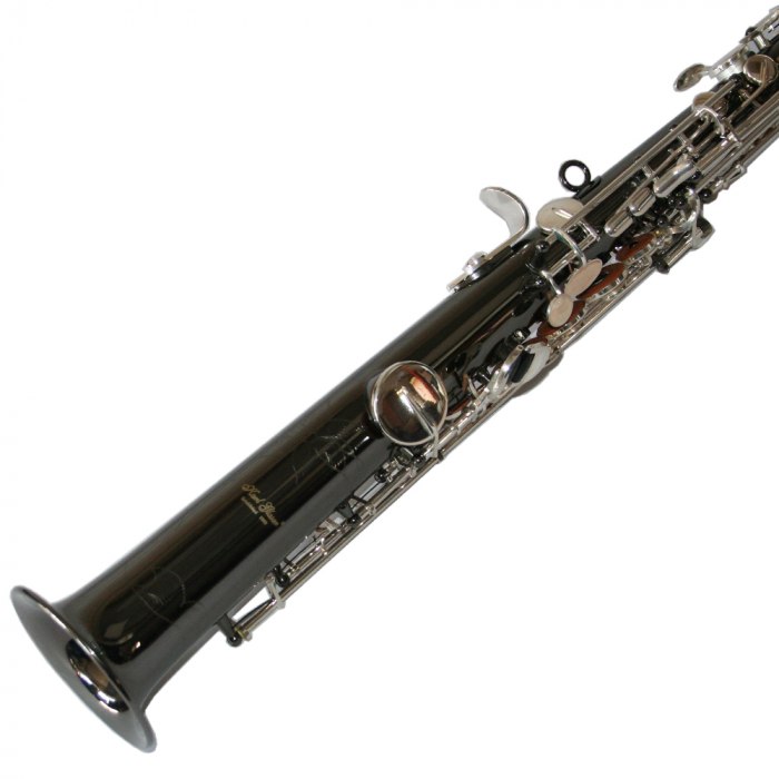 Saxofon Sopran drept Karl Glaser Negru+clape Argintii [3]