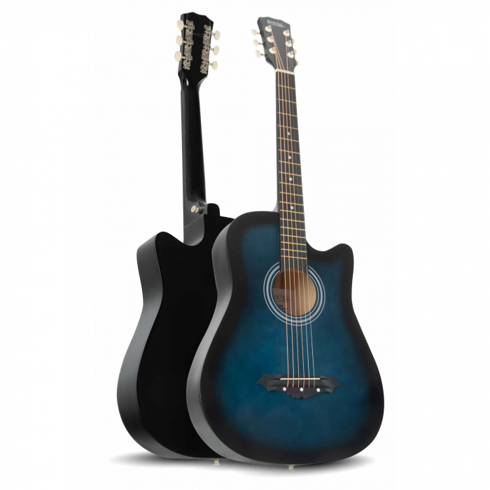 Set chitara acustica Rocktile WSD-5C-BUB Albastru Slim Line Cutaway [5]