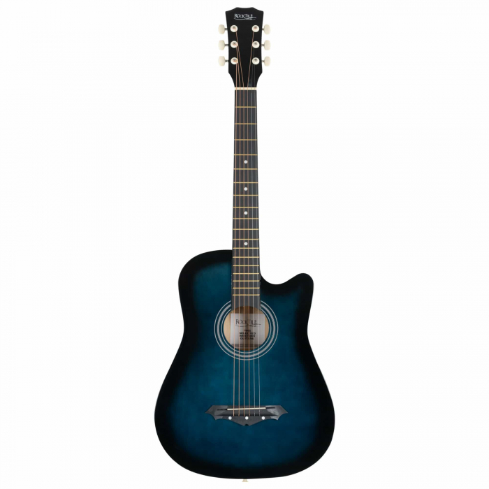 Set chitara acustica Rocktile WSD-5C-BUB Albastru Slim Line Cutaway [3]