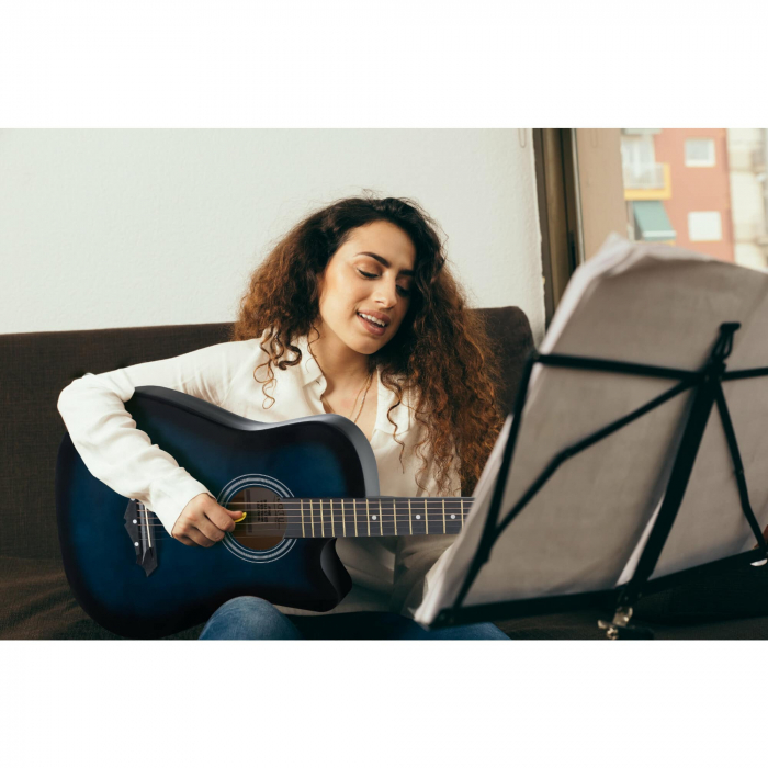 Set chitara acustica Rocktile WSD-5C-BUB Albastru Slim Line Cutaway [7]