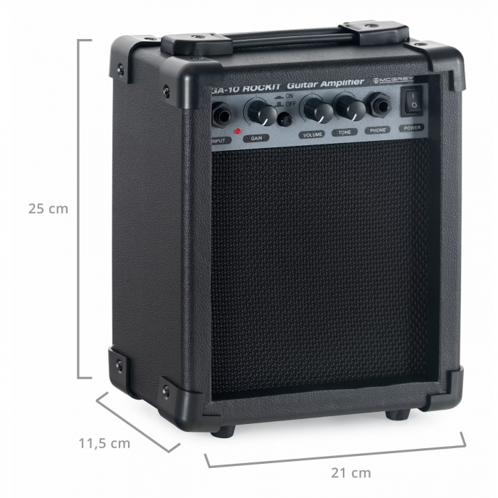 Set chitara electrica  McGrey Rockit Guitar ST Rosu [8]
