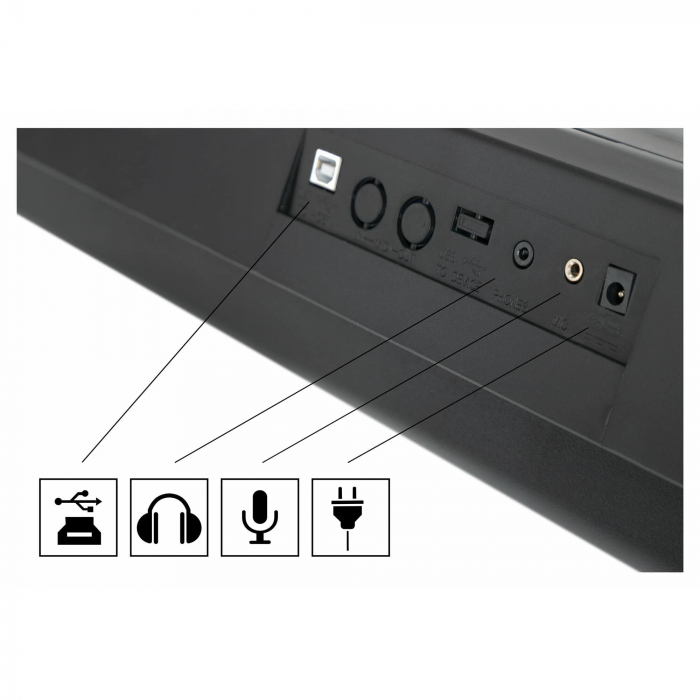 Set Orga FunKey 61 Edition Touch BK + stativ + bancheta [4]