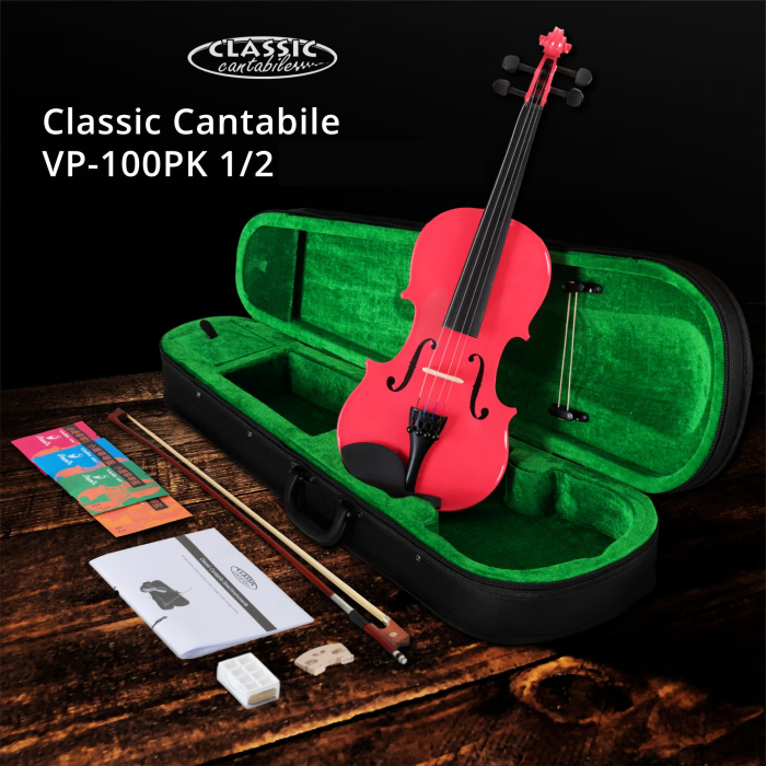 Set Vioara Classic Cantabile VP-100PK 1/2 roz [5]