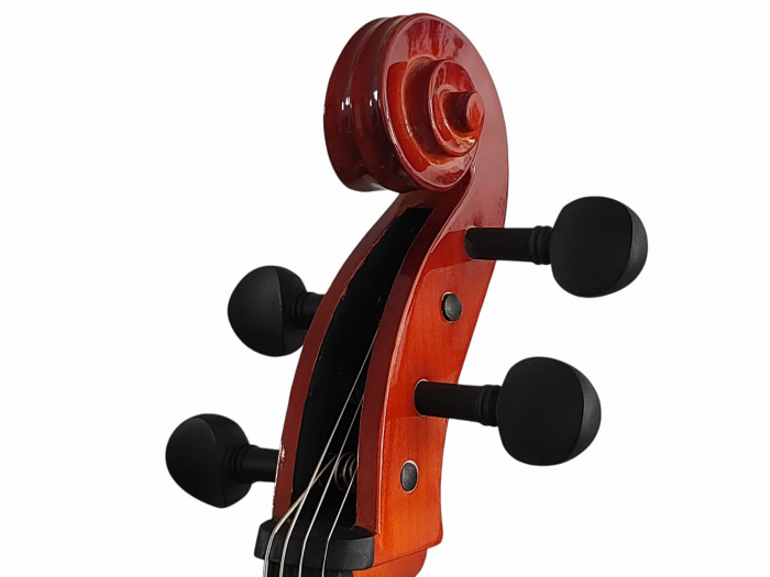 Set Violoncel Flame Natur 1/2 + husa + arcus [7]
