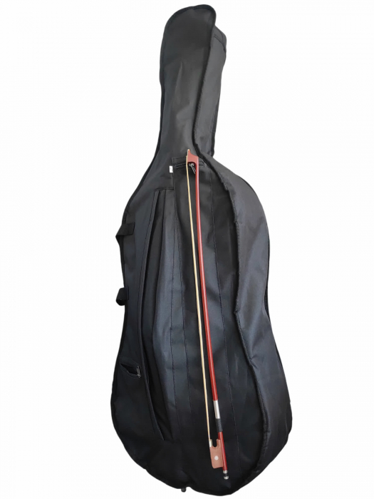 Set Violoncel Flame Natur 3/4 + husa + arcus [4]