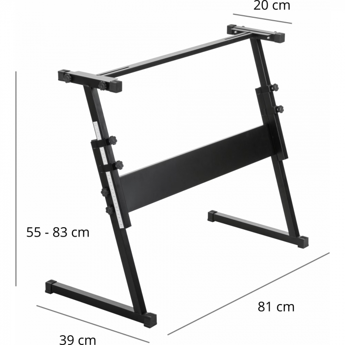 Stativ orga McGrey Z-Keyboardstander negru [6]