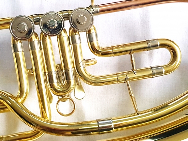Tenor Horn Karl Glaser 3 clape Bb Bariton auriu [4]