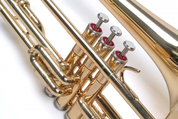 Trombon Bb 3 pistoane Karl Glaser Auriu [3]