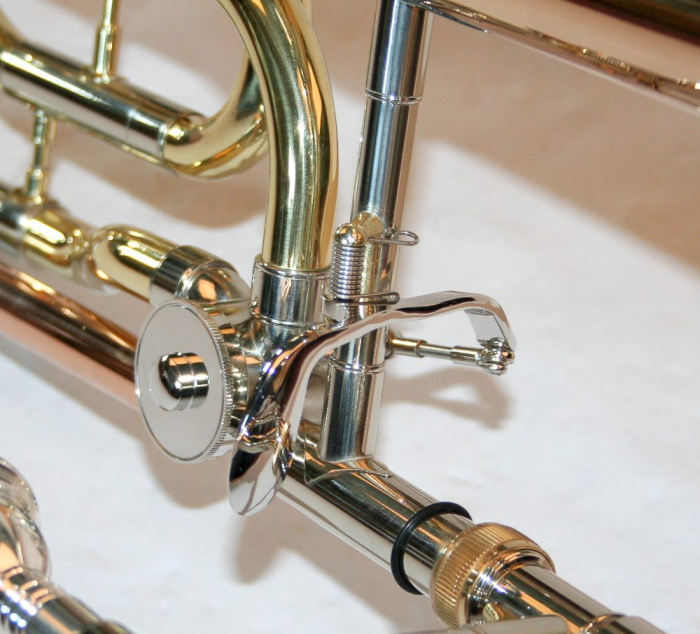 Trombon Konzert Bb/F Quartventil Goldmessing 215 Karl Glaser [4]