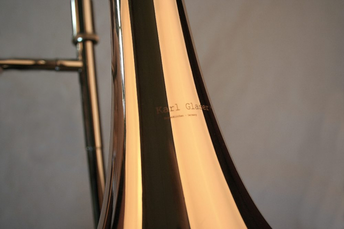 Trombon Konzert Bb/F Quartventil Goldmessing 215 Karl Glaser [3]