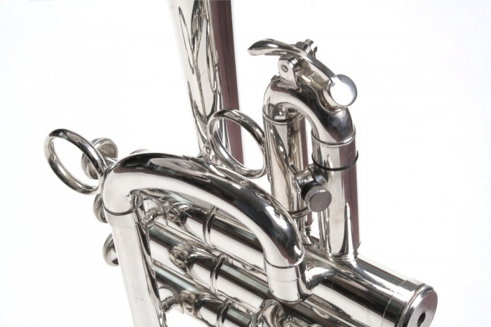 Trompeta Piccolo Bb/A Karl Glaser Trompete Silver [2]