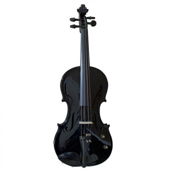 Vioara electro-acustica Vol.+Ton NEGRU 4/4 Hora Reghin Set 1 [6]