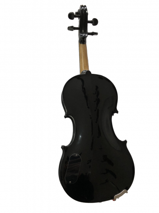 Vioara electro-acustica Vol.+Ton NEGRU 4/4 Hora Reghin [2]