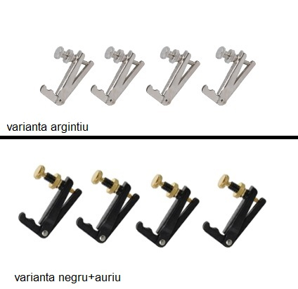 Vioara Hora Reghin 4/4  STUDENT accesorii abanos Set 1 [9]