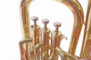 Eufoniu 3 pistoane Karl Glaser Bb (Si bemol) Euphonium Baritonhorn auriu [1]
