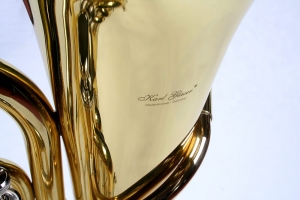 Eufoniu profesional 4 pistoane Monel Karl Glaser Bb Euphonium Baritonhorn auriu [2]