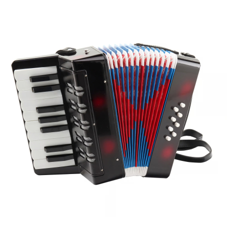 Acordeon copii Classic Catabile Bambino negru 8 basi 17 clape [2]