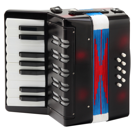 Acordeoane - Acordeon copii Classic Catabile Bambino negru 8 basi 17 clape