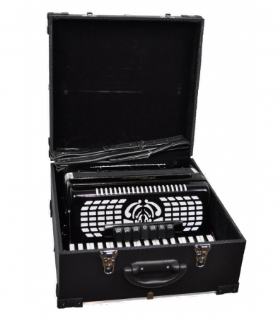 Acordeon Flame AC 41 clape / 120 basi negru [2]