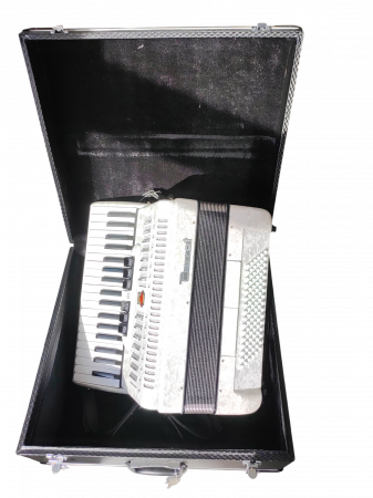 Acordeon Parrot 1310 96 basi alb [5]