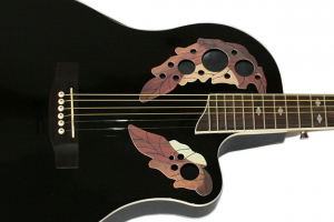 Chitara Electro-Acustica Roundback carbon Santander RB 2100 1A Negru [2]