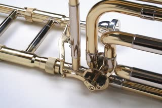 Trombon Bb Tenor Quartventil atasament Fa Karl Glaser Auriu [2]