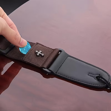 Curea premium maro chitară ukulele mandolină [2]