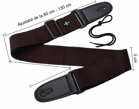 Curea premium maro chitară ukulele mandolină [1]
