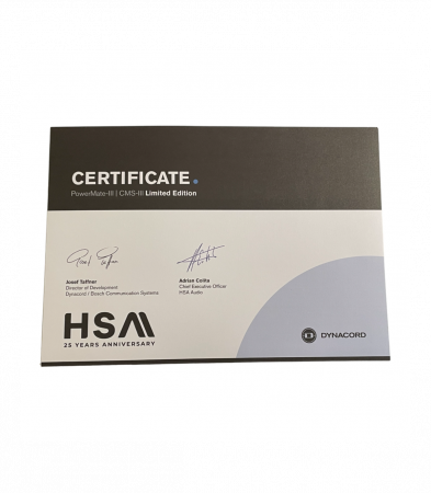 Dynacord PM 1000-3 HSA - 25 Years Anniversary Set [10]