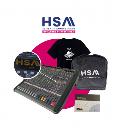 Mixere amplificate - Dynacord PM 1000-3 HSA - 25 Years Anniversary Set