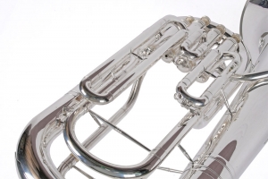 Eufoniu profesional 4 pistoane Monel Karl Glaser Bb Euphonium Baritonhorn arginitu [2]