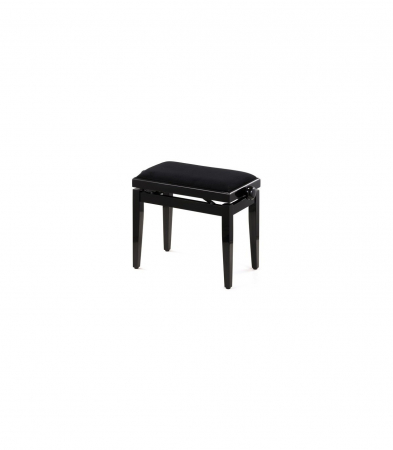 Scaun Pian Flame KB-15BP negru lucios [1]