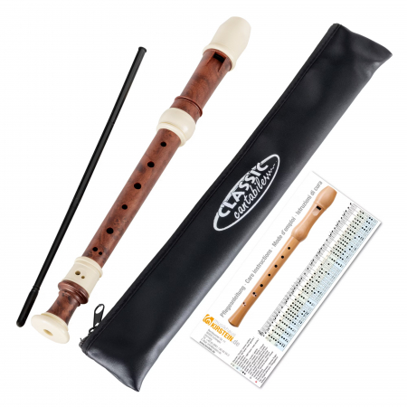 Fluier - Fluier Classic Cantabile Stellina C Soprano Recorder Baroque Brown