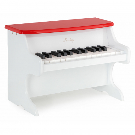 Pian copii - FunKey MP-25 Mini Pian Alb pentru copii