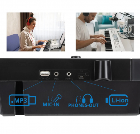 Orga portabila McGrey 6170 BK Keyboard Battery Negru + stativ Z [10]
